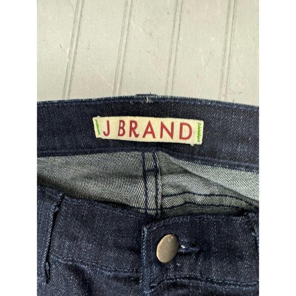 J Brand Size 29 Womens Jeans Cigarette Leg Low Rise Dark Wash Stretch St… - Picture 2 of 5